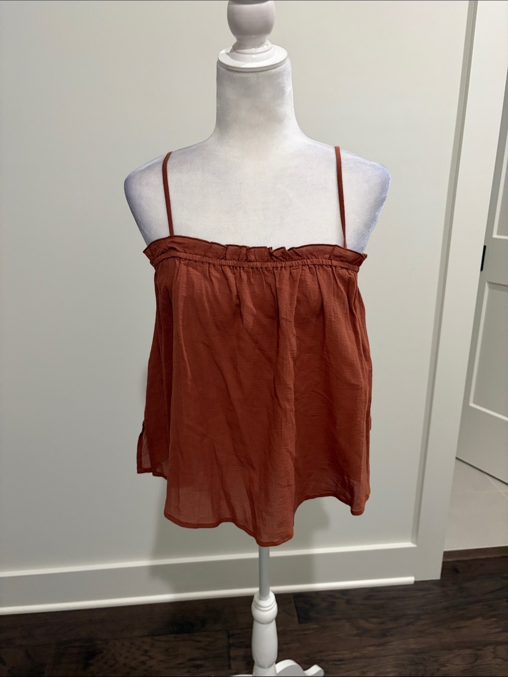 New With Tags Grade and Gather Cotton Top Sz M